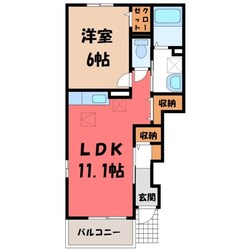 古河駅 バス30分  久能住宅地下車：停歩11分 1階の物件間取画像